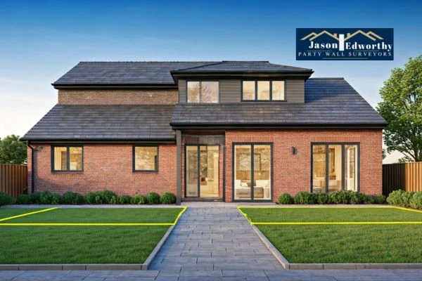 Home extension focusing on boundary line Rawtenstall