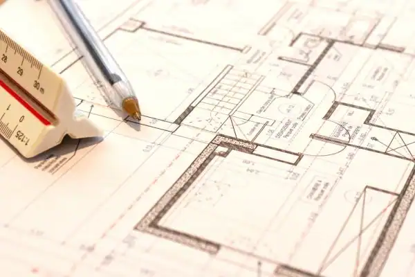 Image of architect Rawtenstall drawings