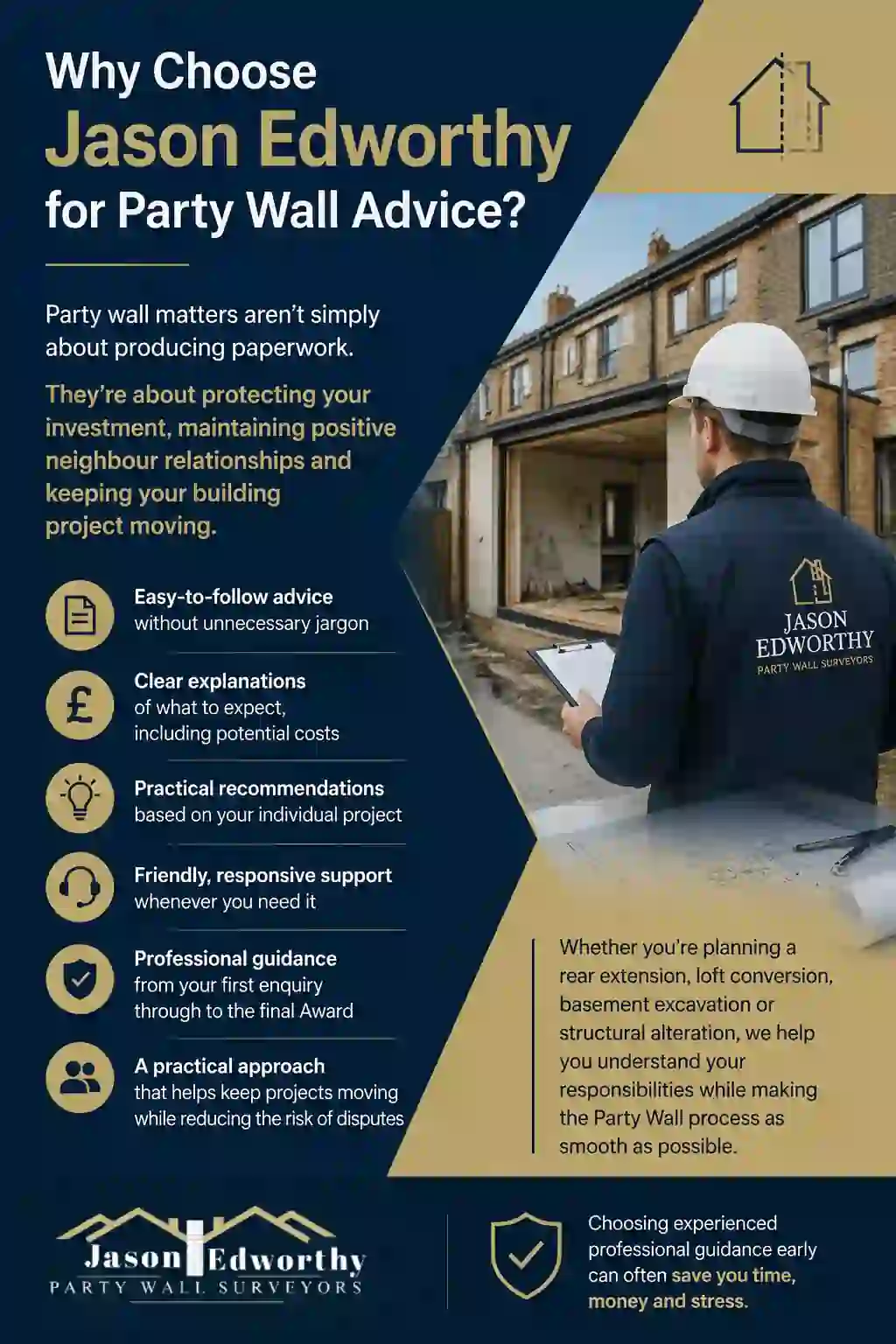 Why Choose Jason Edworthy for Party Wall Advice Rawtenstall?